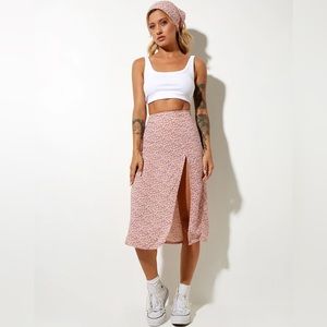 ❌Sold on Depop❌ Motel Rocks - Lilac High Slit Skirt